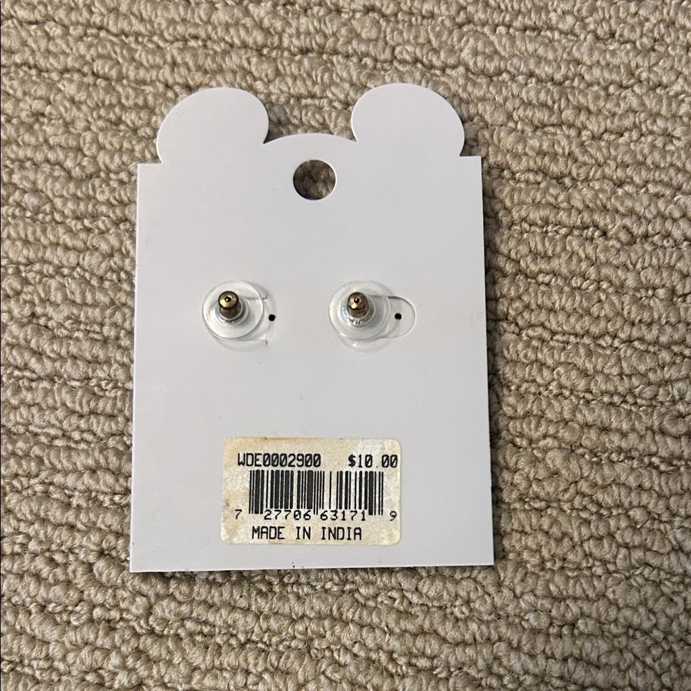 Disney Gold Mickey Mouse Stud Earrings - Picture 2 of 3